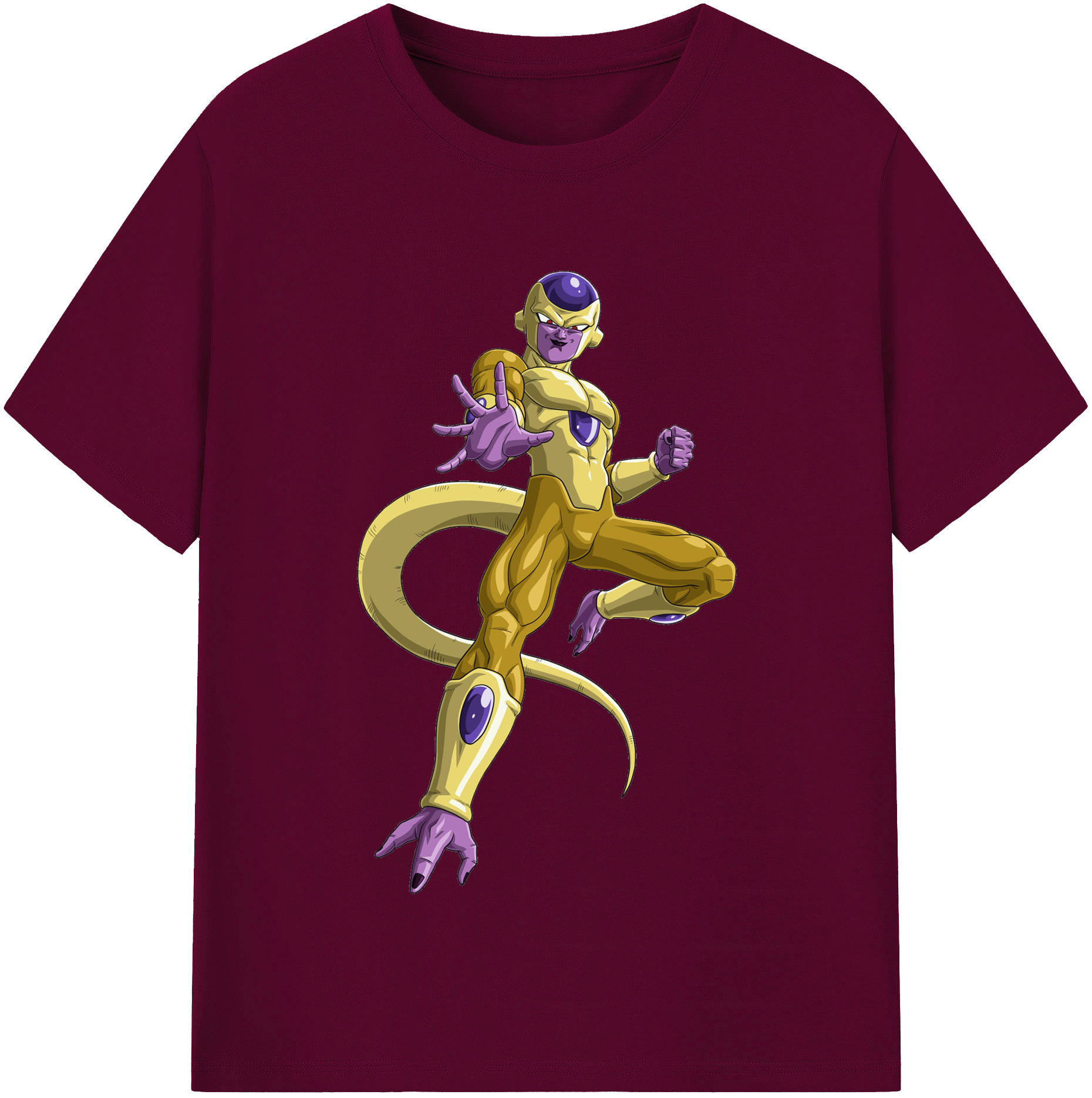 （画像用） ドラゴンボール フリーザ DRAGON BALL Frieza レディースカジュアルプリントTシャツ（綿100％）